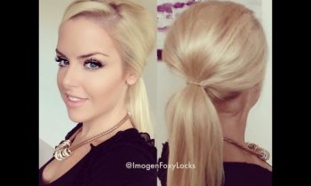 Low Ponytail with Volume