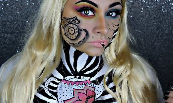 Mad Alice in Wonderland Halloween Makeup Tutorial | BeautyByJosieK