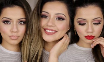 Matte Cranberry Eyeshadow Look + 3 Lip Options