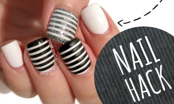 NAIL HACK: Cheat Your Way to PERFECT Stripe Nails!!