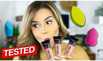 NEW AT THE DRUGSTORE! L’Oreal Infallible Total Cover Foundation & Blenders DEMO! | First Impressions