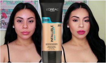 NEW L’OREAL Pro Glo Foundation FIRST IMPRESSION + DEMO | juicyyyyjas