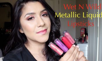 NEW WET N WILD METALLIC LIQUID LIPSTICKS| Lips Swatches+Mini Review