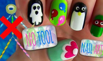 No Tool Nails Tutorial! 5 Nail Art Designs