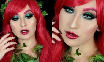 Poison Vixen Halloween Makeup Tutorial | Glam + Glitter Lip