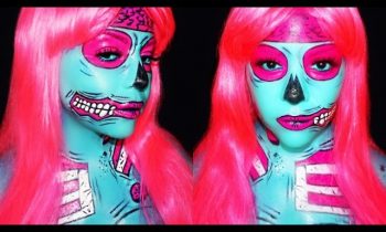 Pop Art / Cartoon Zombie Halloween Makeup Tutorial