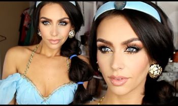 Princess Jasmine Halloween Tutorial (HAIR & MAKEUP!)