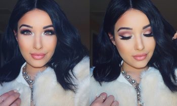 Rose Gold & Nude Winter Glam Tutorial