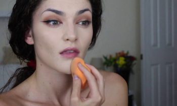 Simple Makeup Look with Brown n’ Gold // DUcare Makeup Brushes