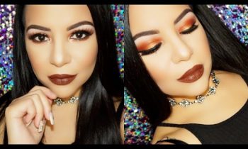 Smokey Winter Bronze Eyes Full Face Makeup Tutorial !