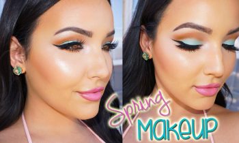 Spring Makeup Tutorial | Retro Mint & Pink