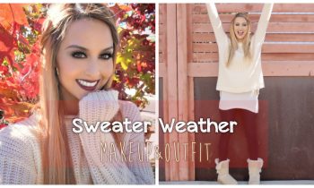 Sweater Weather Makeup & Outfit l Christen Dominique