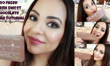 Too Faced Semi Sweet Chocolate Bar tutorial/Full Face /Quick life update !