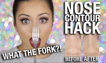 WHAT THE FORK?! Weird Nose Contour HACK!!