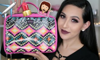 WHATS IN MY TRAVEL MAKEUP BAG | BEAUTYYBIRD
