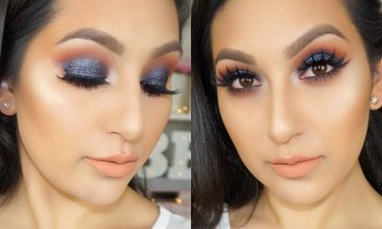 Warm Glitter Smokey Makeup Tutorial | BeautyyBird