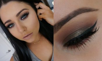 Warm Olive Golden Sultry Smokey Eye Makeup Tutorial