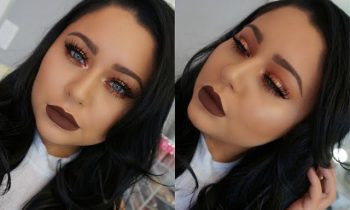 Warm Rustic Orange FALL GLAM Makeup Tutorial