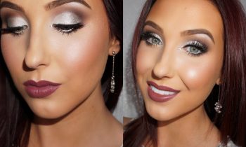 White & silver soft cut crease | Holiday Tutorial