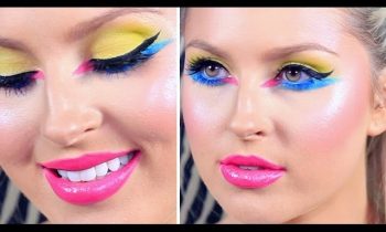 Bright Makeup Tutorial! ♡ Futuristic & Crazy Colorful