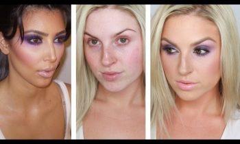 Kim Kardashian Purple Party Makeup Look ♡ Chit Chat Tutorial