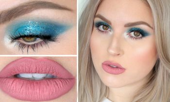 Flirty Teal Glitter & Matte Lips! ♡ Shaaanxo Makeup Tutorial