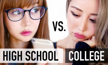 High School vs. College Makeup Routine ♥ Beginners Tutorial ♥ Wengie