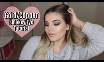 Gold/Copper Smokey Eye Makeup Tutorial  ♡ makeupby_jaz