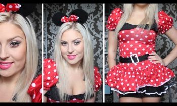 ♡ Minnie Mouse Makeup & Costume ♡ Cute Halloween Tutorial