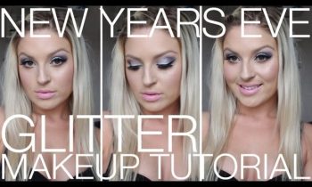 New Years Eve ♡ Purple Glitter Look Tutorial