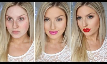 Day to Night Makeup Tutorial ♡ Pop of Color! Bright Lips