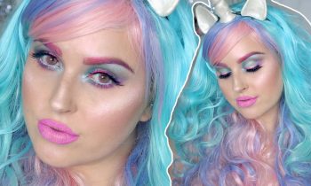Pretty Halloween Makeup Tutorial ♡ Colorful Unicorn Inspired!