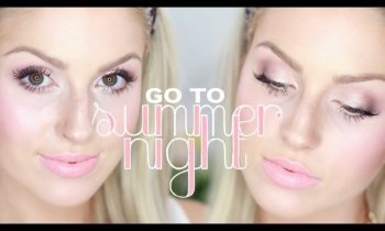 My Go-To Summer Night Makeup & Hair! ♡ w/ NikkiPhillippi!