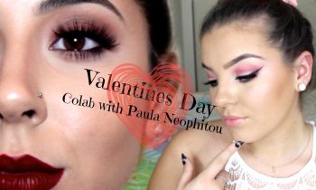 Valentines Day Makeup Tutorial ♡ Colab with Paula Neophitou ♡ makeupby_jaz