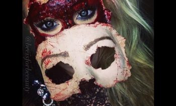 masquerade sfx mask PART 2 halloween makeup tutorial