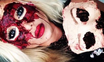 masquerade sfx mask makeup halloween tutorial PART 1