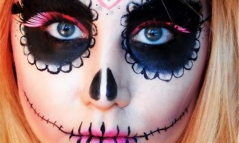 sugar skull day of the dead makeup tutorial