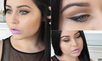Defined Crease & Lavender Lips Makeup Tutorial ♡