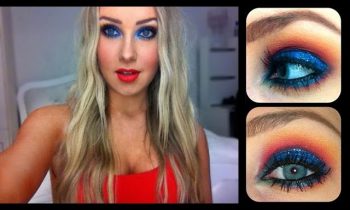 BRIGHT & COLOURFUL eyeshadow tutorial!