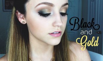 Black & Gold Eye Makeup Tutorial