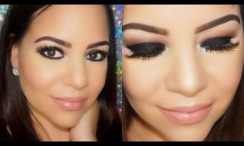 Classic Black Smokey Eye & Nude Lips