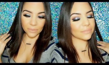 Cobalt Blue Glitter Eyes ! Party Makeup !