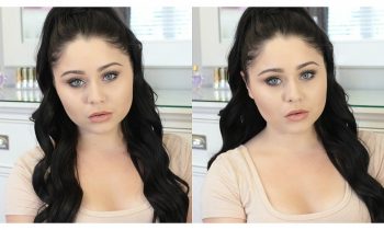 Curly Half Up Half Down Hair Tutorial