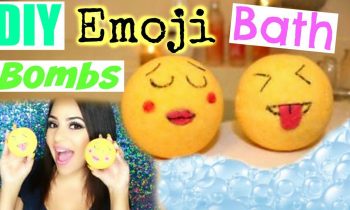 DIY Emoji Bath Bombs ! Collab with Karina Garcia !