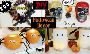 DIY HALLOWEEN DECORATIONS ! Collab with Karina Garcia !