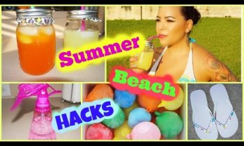 DIY Summer Beach Life Hacks everyone MUST know !!!!  how to!!