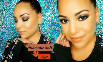 Dramatic Fall Eyes / Sleek Bun Hair Tutorial