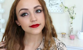 EASY look- Glossy Red Lips!