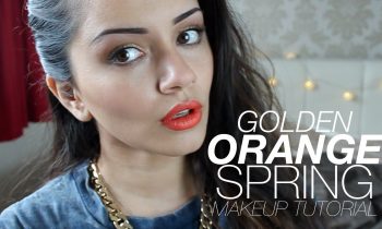 Golden + Orange Spring Makeup Tutorial | Kaushal Beauty