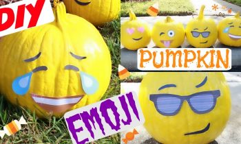 HOW TO DIY Emoji Pumpkins ! Home Decor ! Craft Projects !